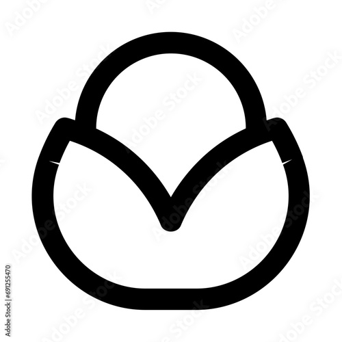 Pistachio Line UI Icon