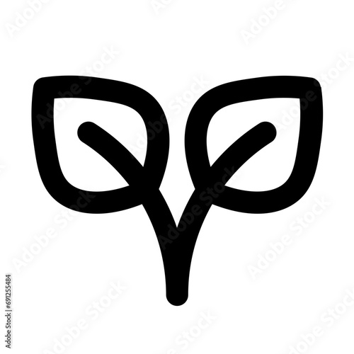 Spinach Line UI Icon