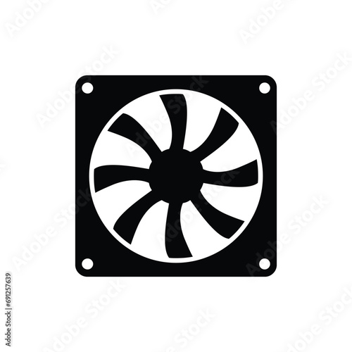 fan cooler icon vector