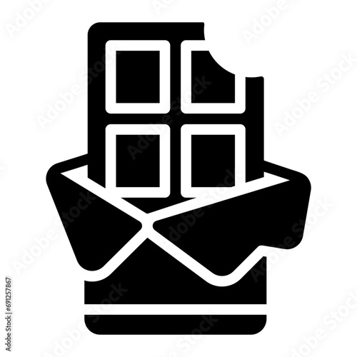 chocolate bar Solid icon
