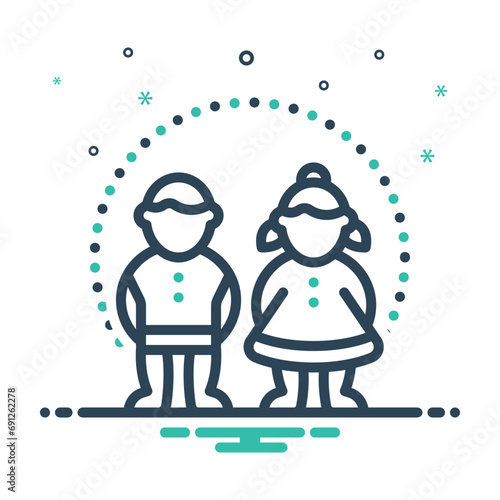 Mix icon for children
