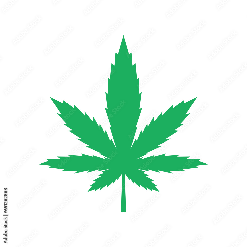 Cannabis icon logo design Cannabis icon logo design
