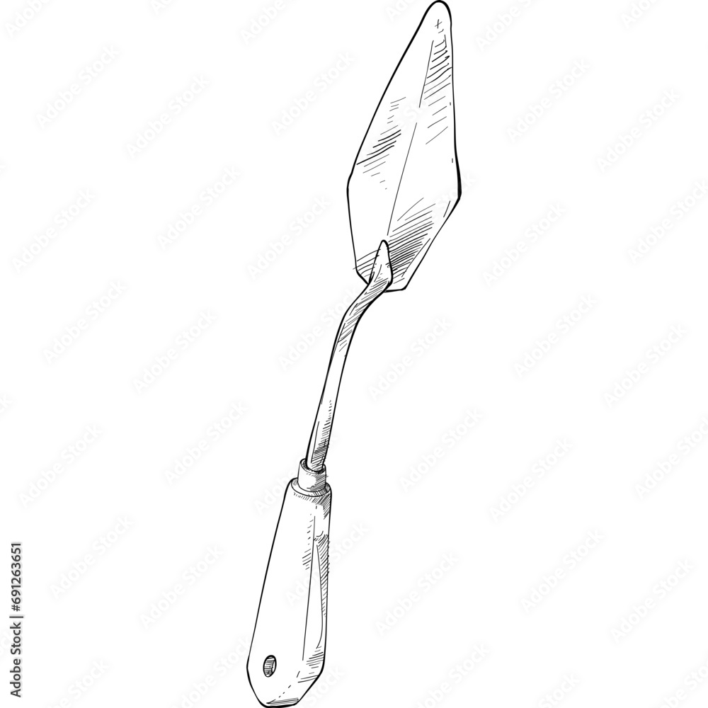 painting tool handdrawn illustration painting tool handdrawn illustration