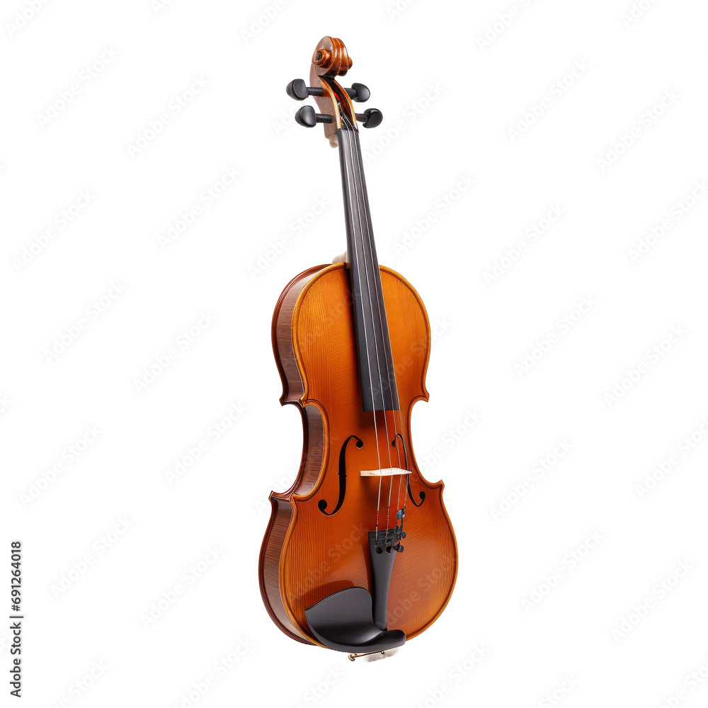 Obraz premium violin isolated on white background