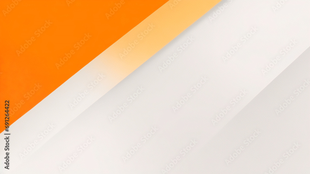 Abstrakter orangefarbener Hintergrund mit Linien und Dreiecken, moderner orangefarbener abstrakter Hintergrund mit nahtlosem Muster, Hintergrund für Geschäfts- und Technologiekonzepte mit orangefarben - obrazy, fototapety, plakaty 