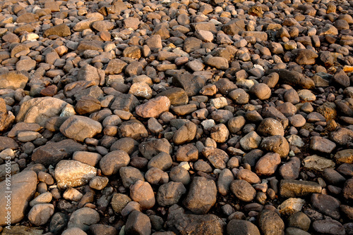 pebbles on the beach photo