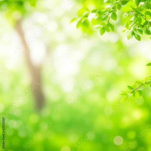 green leaves background © Kawin