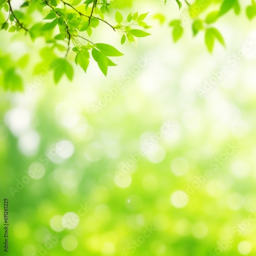 green leaves background © Kawin