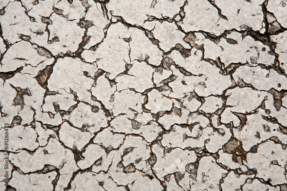 Fototapeta premium cracked asphalt floor