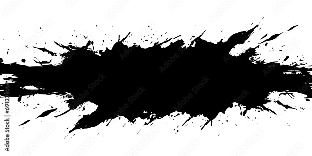 artistic texture of ink brush strokes, Isolated ink splashes and drops. Different handdrawn spray design, grunge splash artistic texture of ink brush strokes, Isolated ink splashes and drops. Different handdrawn spray design, grunge splash