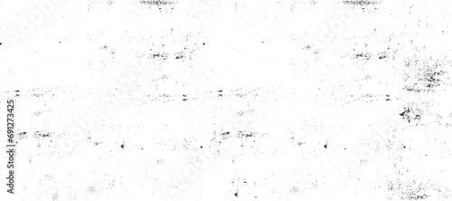 Vector grunge black and white dot ink splats. illustration