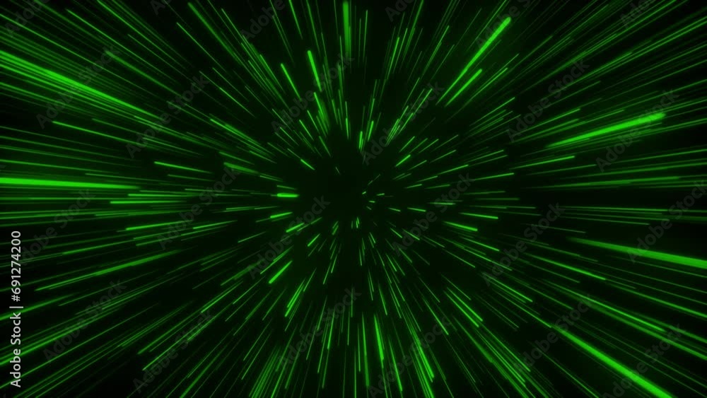 Seamless loop particle light zooming lines tunnel in space air on black background neon glow beam laser abstract 3D animation motion graphics visual effect colourful 4K green Seamless loop particle light zooming lines tunnel in space air on black background neon glow beam laser abstract 3D animation motion graphics visual effect colourful 4K green