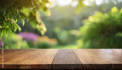 Summertime Serenity: A Rustic Wooden Table Awaits Your Story © Rahain