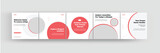 Social media carousel post template, real estate carousel template for instagram, eps vector illustration