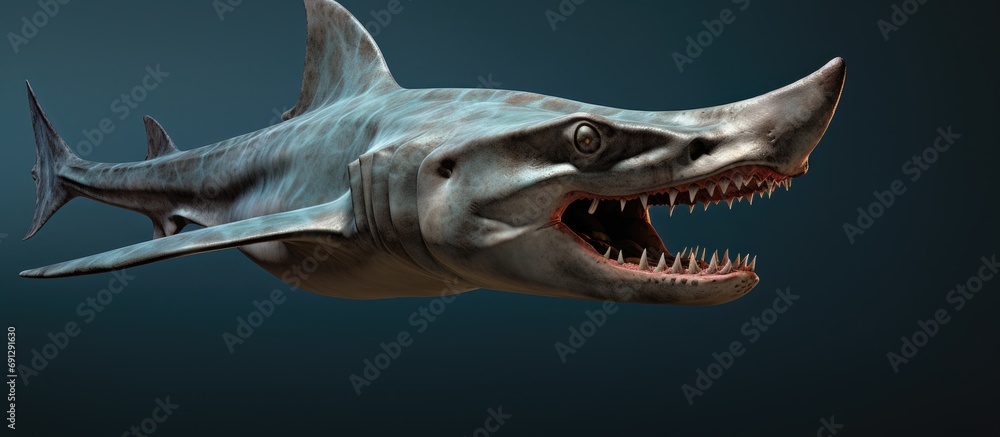 Hammerhead sharks have unique, flattened heads shaped like hammers