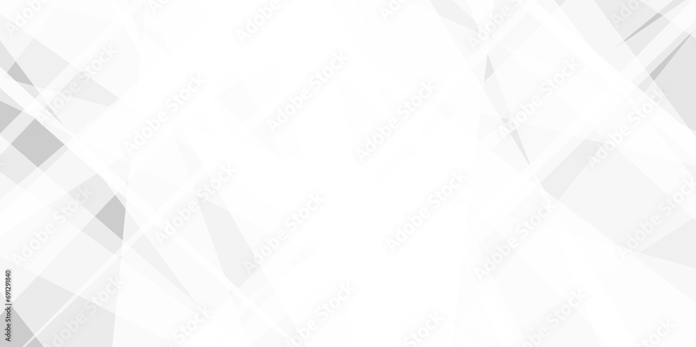 Abstract background with white and gray and geometric style with simple ...
