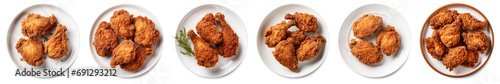 pieces of fried chicken in batter on a plate