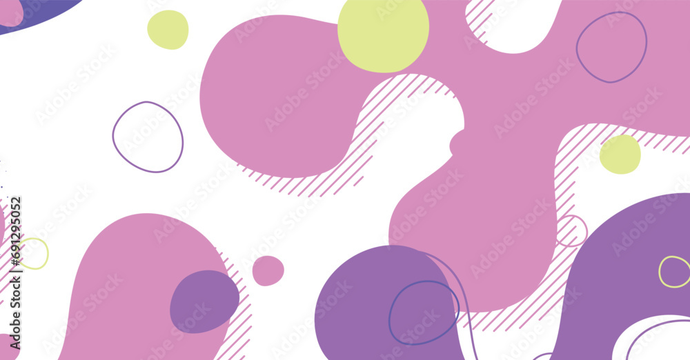 Abstract memphis style liquid wave with colorful background Abstract memphis style liquid wave with colorful background