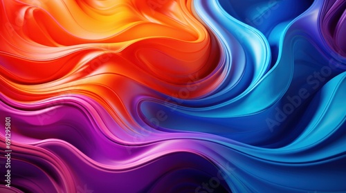 Abstract Colorful Melting Wax Texture Background