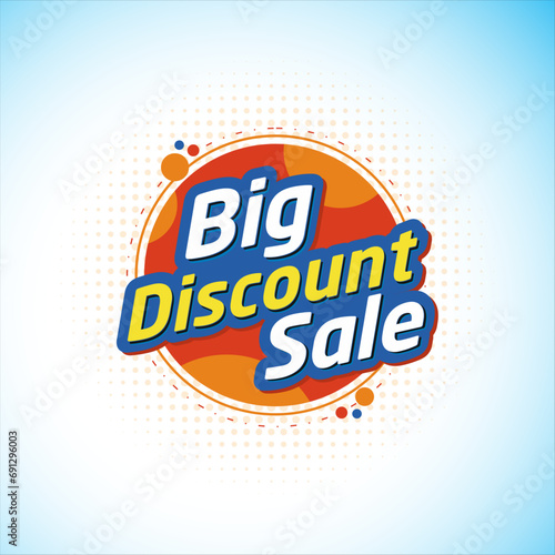 Big Discount Sale Logo unit, Advertising, Promotional Retail Marketing. sale logo, Discount Logo Vector