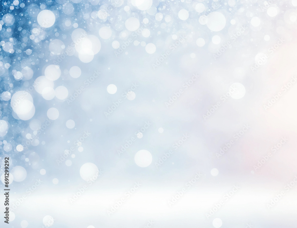 Winter themed blurred background serving as backdrop for an template concept. Generative AI. Winter themed blurred background serving as backdrop for an template concept. Generative AI.