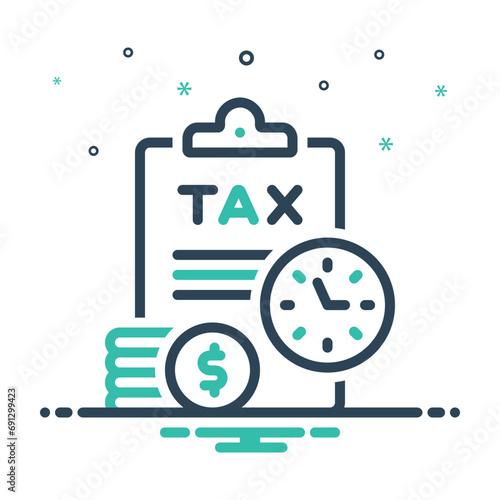 Mix icon for tax