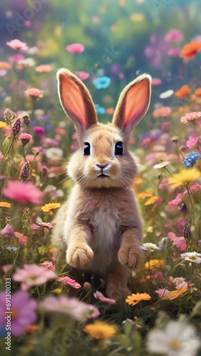 rabbit in the garden © Stock Adobe