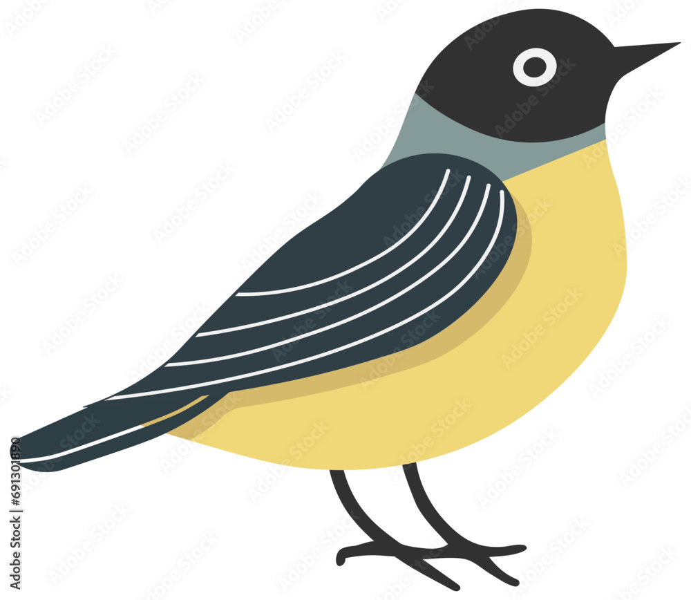 Obraz premium drawing of a colored bird without background