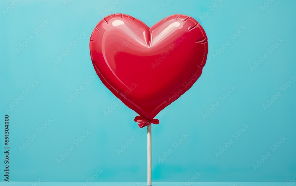Heart shaped balloons conversation heartson a turquoise blue background Heart shaped balloons conversation heartson a turquoise blue background