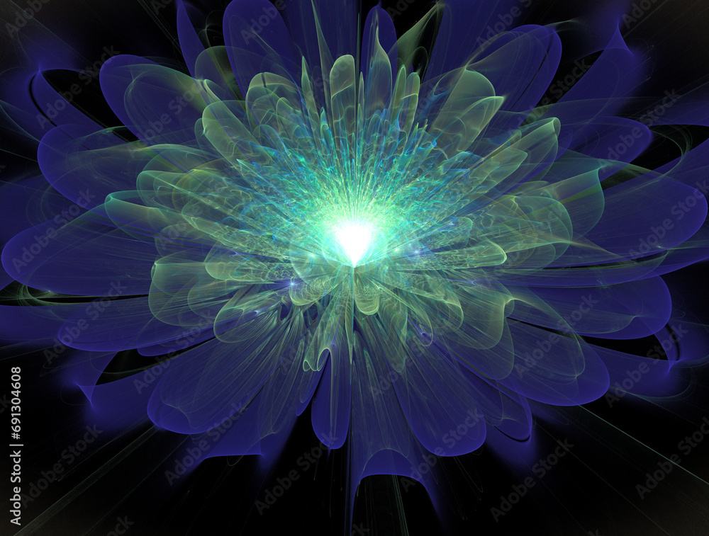 Obraz premium Imaginatory fractal abstract background Image