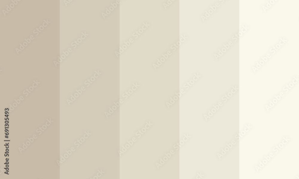 coffee cream color palette. white background