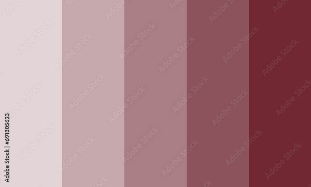 buinacridone burnt scarlet color palette. pink background with stripes