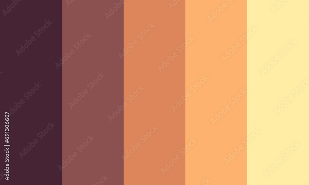 cream sunset color palette. abstract orange background