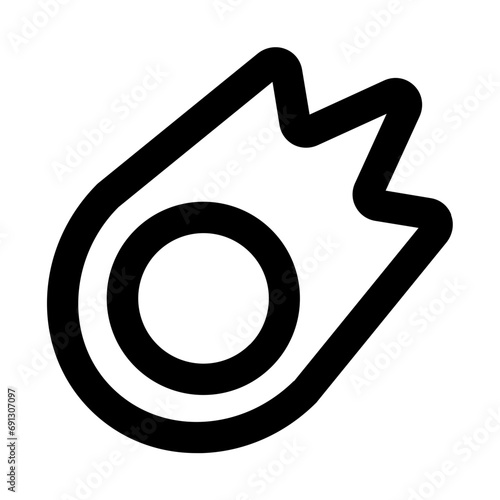 Meteor Line UI Icon
