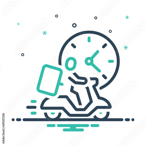 Mix icon for last mile delivery