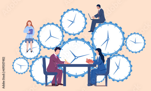 Team members are working urgently