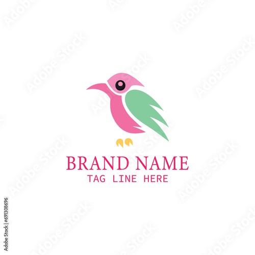 Bird logo design vector illustration for your brand © Shova