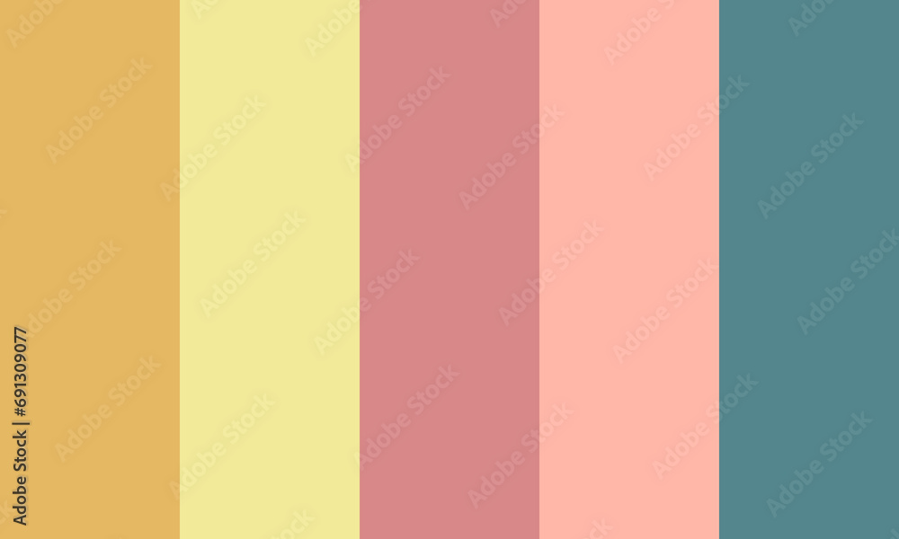 teal and peach color palette. abstract background with stripes