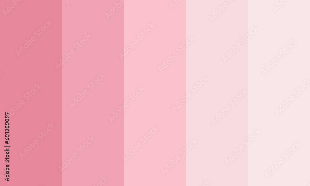 sweet pink ombre color palette. pink background with stripes