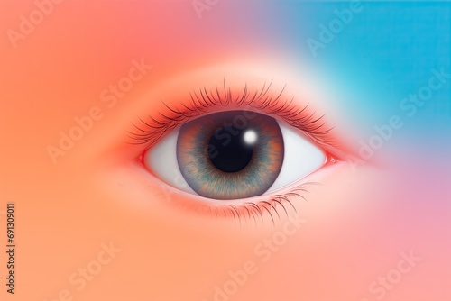 The eye of Omniscience. Control. All-seeing deity. Eye-in-the-sky. Illuminati. Eye of providence. Supervision. All-seeing eye. The Lord's Eye. Pupil. Eyeball. Vision. Iris. Gradient. Eyelashes. Peachy