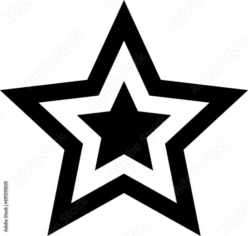Stars line icons set. Rank, quality, shining sparkle, magic, favorite, logo, bright firework, falling, fantasy vector illustration.