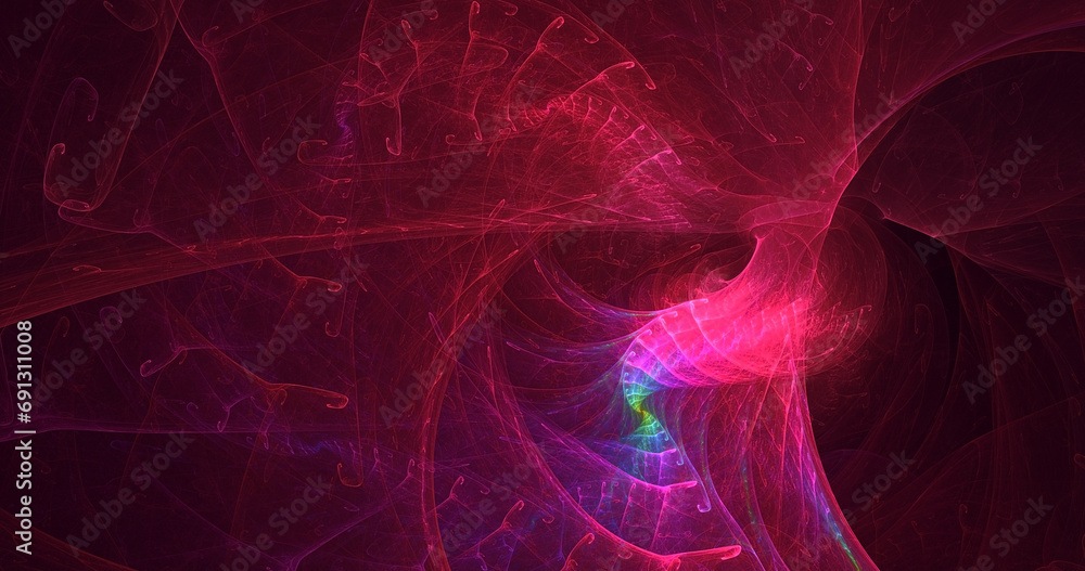 Obraz premium 3D rendering abstract fractal business background