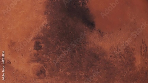 Mars planet rotating Background and backscreen VFX