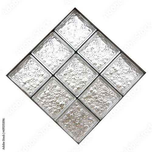 Glass Block texture. glass block wall, Glass block window, White glass block wall background and texture   © Nana bpix