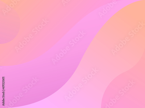 Abstract vector background with pink waves.