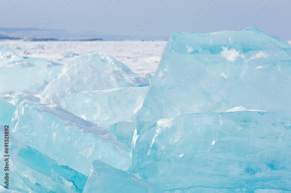 Hummocks on Lake Baikal