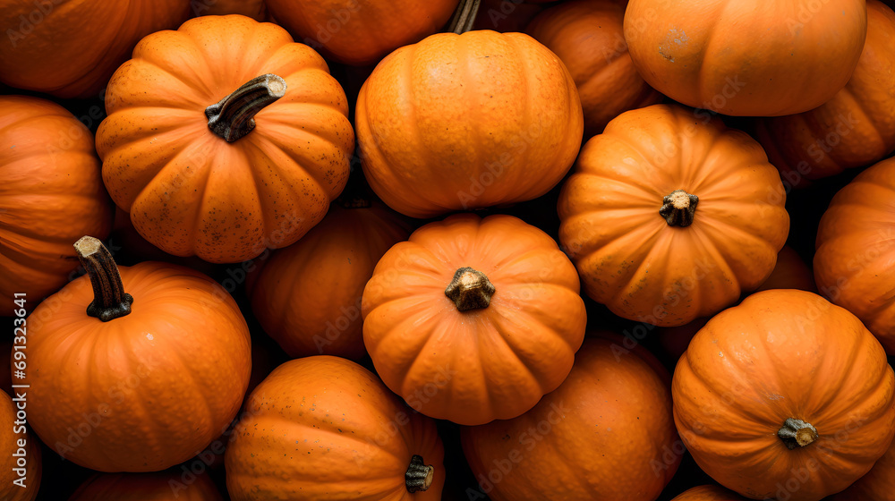 Pumpkin background made of lots of pumpkin, top view. The concept of harvesting. Pumpkin background made of lots of pumpkin, top view. The concept of harvesting.