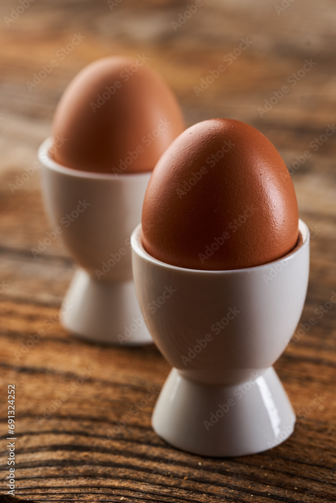 Boiled egg in a cup Boiled egg in a cup