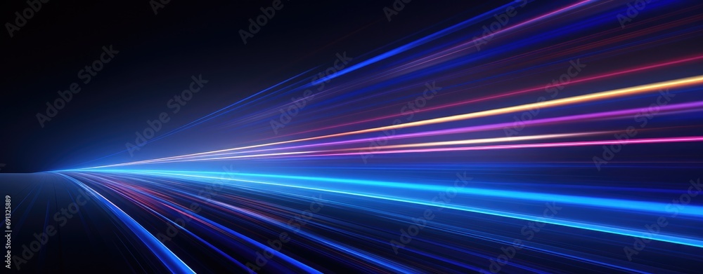 a futuristic image showing colorful light streams a futuristic image showing colorful light streams