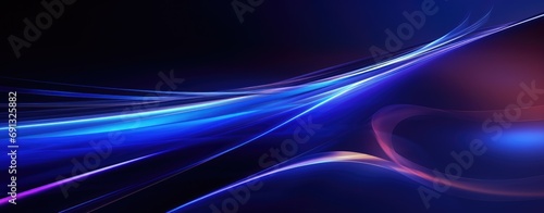 a futuristic image showing colorful light streams